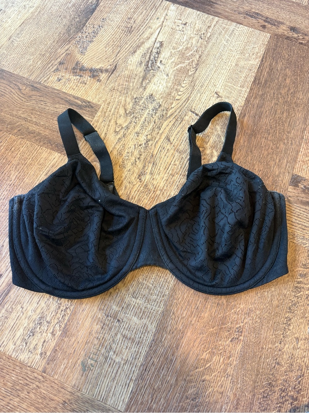 Wacoal Black Lace Underwire Bra 36DDD